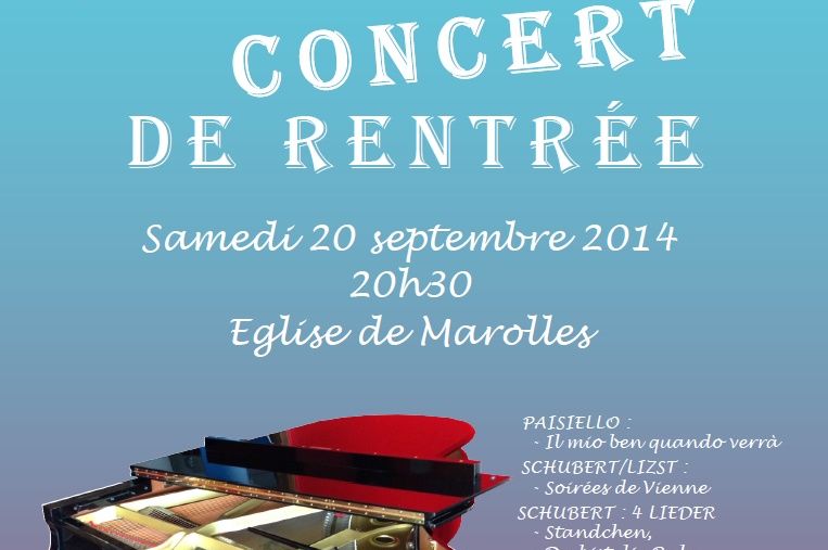 Lire la suite à propos de l’article Concert de rentrée