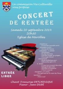 Concert de rentrée 2014