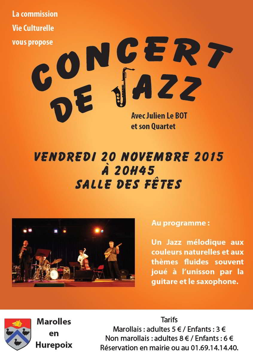 Lire la suite à propos de l’article Concert de jazz